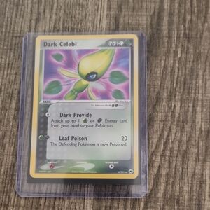 Dark Celebi Pokémon Card Holo 4/101